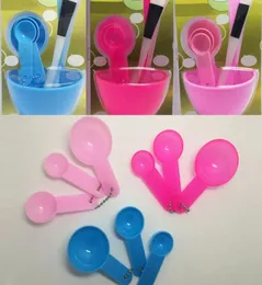 Cały Make Up 6in1 Beauty DIY Maski Facial Bowl Set Comestic Brush Spoon Stick Zestaw narzędzi QF8354119
