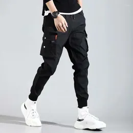 Pantaloni da uomo Hip Hop Uomo Pantalones High Street Kpop Cargo casual con molte tasche Pantaloni da jogging Modis Pantaloni streetwear Harajuku