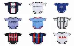 2223 Baby Rompers Soccer Jerseys Jersey Shirts Bodysuit Shirt Outdoor Apparel Uniforms 618 Month Kid Sets Kids Suit Clothing Boy4385052