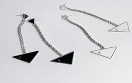 Kobiety na literę Trójkąta Kolczyka Długie kolczyki z frędzlami z mody Akcesoria biżuterii na imprezę podtrzymującą 43334042