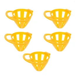 Other Bird Supplies 5 Pcs Feeder Parrot Fruit Vegetable Basket Practical To Food Plastic Small