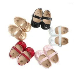 First Walkers Baby Shoes Butterfly Dress Princess Rubber Sules Icke-halk Bekväma småbarn Drop Delivery Kids Maternity Ots59