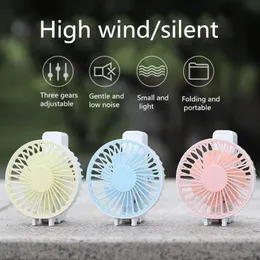 Cartoon Pocket Handheld Small Fans USB Mini- Student Dormitory Desktop Bracket Fans Portablet Table Fan Air Conditioner344b