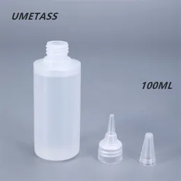 UMETASS Bottiglie di plastica durevoli da spremere 100ML Flacone contagocce vuoto a tenuta stagna per pigmento LiquidOilColor vendita T200819227V
