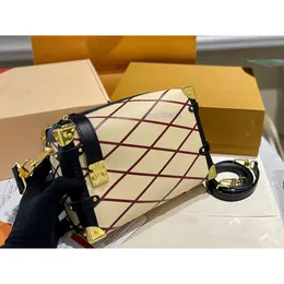 حقيبة اليد الجانبية الجانبية MM 24 Resort Women Women Fashion Bag Bag Hounder Highting Leather Pattern Pattern Crossbody Bag Luxury Counter Bag