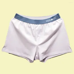 Unterhosen Herren Weiche Lose Reine Baumwolle Atmungsaktive Boxer Feste Unterwäsche Kurze Mittlere Taille Höschen Shorts Einfache Männliche Arro Hosen