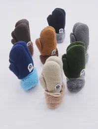 Neue Ankunft Winter Baby Jungen Mädchen Gestrickte Handschuhe Warme Seil Volle Finger Fäustlinge Handschuhe für Kinder Kleinkind Kids2190517