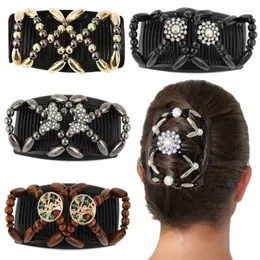 Haarspangen, europäische und amerikanische Mode, Perlen, vielseitiger Kamm, handgefertigte magische Kopfbedeckungs-Accessoires für Damen