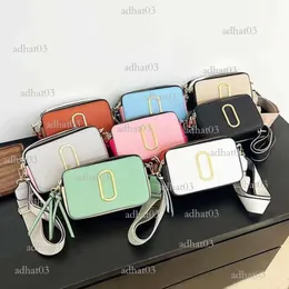 Designer-Tasche Snapshot Multi-Color Camera Classics Mini Mark Handtasche Damen breite Umhängetasche Mode Leder Flash Strap High Texture Wallet 63