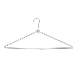 1pc Tragbare Faltbare Kleiderbügel Aluminium Legierung Kleidung Rack Für Reise Haushalt Schlafsaal Kleiderbügel Falten Hangers327V