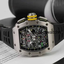 Наручные часы RM Orologio Uomo Наручные часы Richardmile RM11-03 Machinery 44,5*50 мм RM11-03 Ti Titanium
