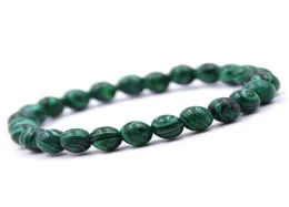 Moda 6 mm8mm10mm12 mm Azurite Malachite Bead Strand Charm Jogo Elastyczność Brzecelarki dla kobiet mężczyzn okrągłe prezenty biżuterii 9830692