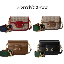 Uomini Designer Crossbody Bags Horsebitte per donna in borsa Luxury Tote Messenger Sella spalla 1955 Clutine borsetta