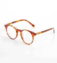 Retro Vintage Acetate Round Myopia Glasses Frame Men Women Sir O039malley Eyeglasses Optical Prescription Eyewear OV5256 Fashio5177496