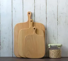 Taglieri da cucina naturali di 3 dimensioni Pallet di pane con manico Tagliere da forno Tavola di legno Accessori da cucina fatti a mano5970762