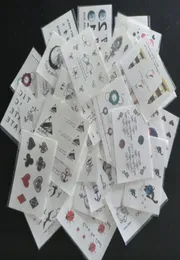 50pcs 710cm Geçici Dövmeler Çıkartmaları Kozmetik ve Güzellik Su geçirmez Geçici Dövme Vücut Sanat Sticker9151789