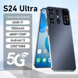 2024 Nuovo S24ultra Cross-Border Mobile HD Grande schermo 16 1 Memoria in stock Fabbrica di origine per smartphone