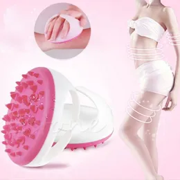 OOTDTY Handheld Bath Shower Anti Cellulite Full Body Massage Brush Slimming Beauty Z07 Drop Y1126242Q