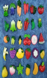 30 pcsset vegetable fruit Strong neodymium Fridge magnets for refrigerator Home decoration Magnet magnetic po office messag CX7253454