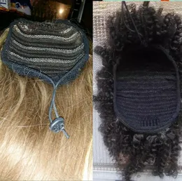 Cappucci per parrucca di colore nero per realizzare accessori per capelli con coda di cavallo Accessori per capelli 5 pezzi Tappo per parrucca per parrucca8993434