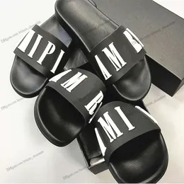 Luxury Woman flip flop white sandals fashion ami slip on man leather Sandal rubber sole beach Slipper Designer shoe platform tazz Slippers flat sandale shoes