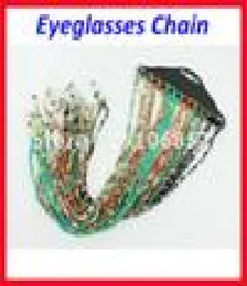 Moda kolorowe koralikowe okulary przeciwsłoneczne okulary przeciwsłoneczne szklanki łańcucha okularu sznur holder 3840837