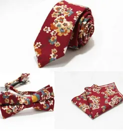 Cotton Neckties مجموعة للرجال رعاة البقر ربطة عناصر القوس ربطة عنق