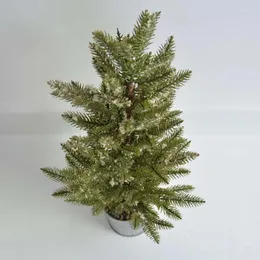 Juldekorationer 68 cm Simuleringsträd Small krukut PE -bordsskiva festlig atmosfär dekoration casa jardim
