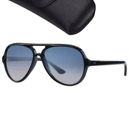 Luxus-Sonnenbrille für Herren und Damen, Retro-Sonnenbrille für männlich und weiblich, Nylonrahmen, G15-Linsen, Originalverpackung, Katzen-Design