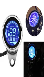 New Motorcycle Retro Multifunctional Digital LED LCD Odometer Speedometer Tachometer Fuel Gauge Cafe Racer For Scooter Offroad8826832
