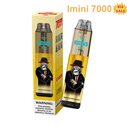 Hochwertige Gorilla imini 7000 Puff 7K Tornado RM Vape Einweg 15ml Pod vorgefüllte Patronenstabstange Bulk VAPER SHISHA PENM MESH Spulen Sie Zigar