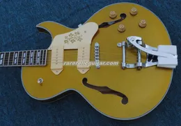 P90　ピックガード　ES295 ES 295 ES-295 ES-175 P-90 Black & Gold Floral Pickguard for