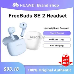 Наушники для мобильных телефонов Новые FreeBuds SE 2 Беспроводная Bluetooth-гарнитура Сенсорное управление Спортивные HD-качество звука Стерео универсальные наушники YQ240219