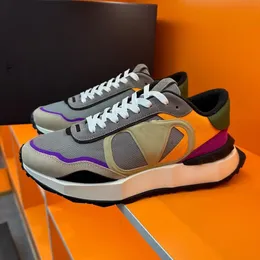 Italien Design Herren Netrunner Sneakers Schuhe Low-Top Panelled Mesh Treaded Rubber Trainer Komfort Casual Daily Walking EU38-46 mit Box