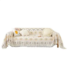 Nordisk handduk enstaka soffa täcker multi person filtar tyg hushåll universal hem dekoreraion vardagsrum 240129