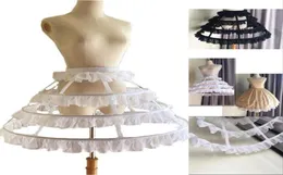 Pageant Women039s Petticoat Crinoline Birdcage Cosplay Underskirt Sweet Tutu 3 Hoop Skirt For Wedding Adjustable For Girl7672444