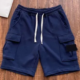 stonees island short 2023 Summer Mens Pants Fashion Running Loose Quick Dry Washing Process Of Pure Fabric Trendy Casual Hip-Hop 719