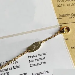Pingente colares colares pingente selo luxo moda gargantilha colar designer banhado a ouro aço inoxidável carta entrega gota judeu dhudx