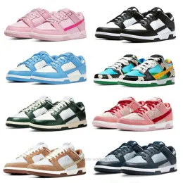 Lows Mens Shoes Designer Women SB Sneakers Black and White Panda Triple Pink Gym Red St.johns Fruit Pebbles Dodgers Chunky Trainer Casual Shoe