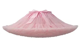 Ny bröllop Brudpeticoat Många färger Hoopless Crinoline Lady Girls Underskirt Rockabilly Dance Petticoat kjol Tutu6810501