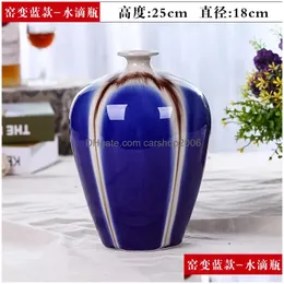 Vases Cracks On The Vase Fashion Contracted And Contemporary Adornment Handicraft Furnishing Articles In Living Room Drop Delivery H Dhtyz