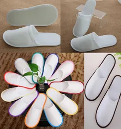 Bath Disposable Slippers el Towelling Slippers EVA Slipper Men Women Flip Flop White Multi color Indoor Cheap Slipper DHL 3539907