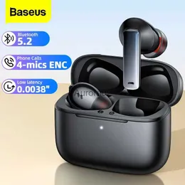 Handy-Kopfhörer Baseus M2 ANC TWS Bluetooth 5.2 Noise Cancelling Wireless Sport-Kopfhörer mit Mikrofon für Ohrhörer-Headset YQ240219
