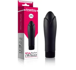 Lovetoy 55quot lungo iWhizz Rocket Supersex Multispeeds impermeabile vibratore della pallottola del sesso del silicone per le donne prodotto erotico adulto5012710