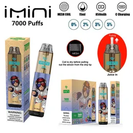 Partihandel OEM/ODM Privat etikett eller detaljhandelsfri frakt Airflow Justerbar engångsvaper 7000 Puff Shenzhen Disponible E Cig Vape Pen Pods RM Vaporizer Device