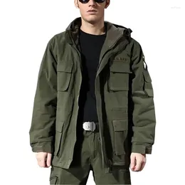 Hunting Jackets US Army Classic M65 TACTICAL Trench Mężczyzn Windbreaker Płaszcz Pure Cotton Solid Men's Clothing Winter Pleece Wojska kurtka wojskowa