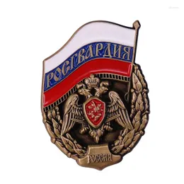 Spille Medaglia della Guardia Nazionale della Russia Truppe Spilla smaltata del simbolo della Federazione Russa