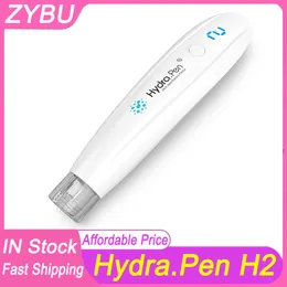 Hydra Derma Pen H2 Wireless Professional Microneedling Pen With Needles Cartridges Automatic Dermapen Roller Skin Care Beauty Device Face Meso Therapy Hydra.Pen