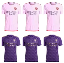 MLS 2024 2025 Orlando City Soccer Jerseys 24 25 Kara Pereyra Ojeda F.Torres fotbollsskjorta uniformer Toppfans Player Version