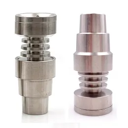 Titanium Nail Domeless 4 IN 1 Joint 14mm 18mm Male Female Dual Function Screw GR2 Water Pipe Dab Rigs Wax Tools ZZ
